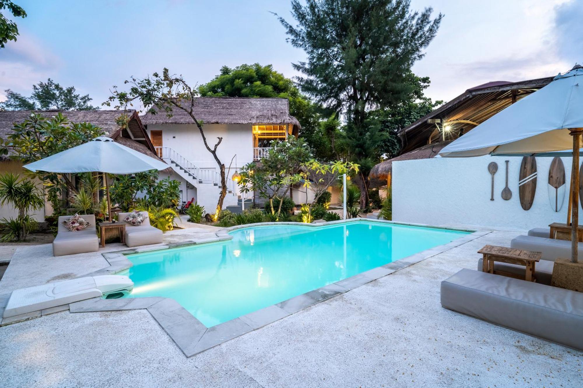 Mowies On The Beach Gili Air Exterior foto